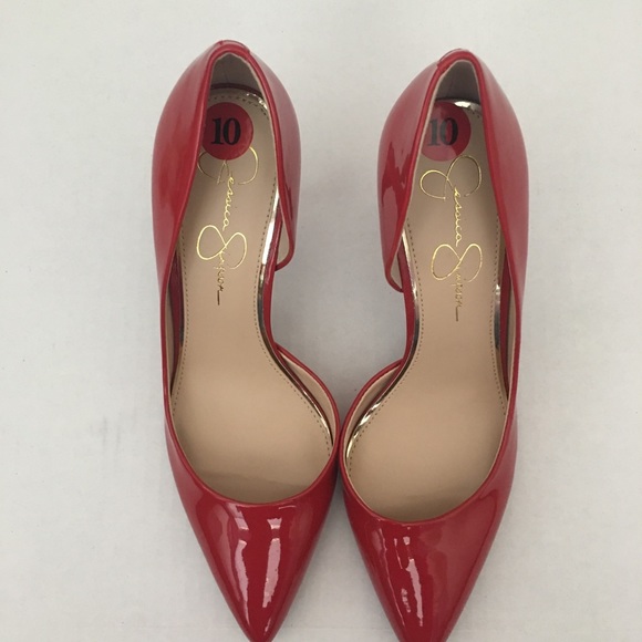 New Red Jessica Simpson Heels - Picture 2 of 4
